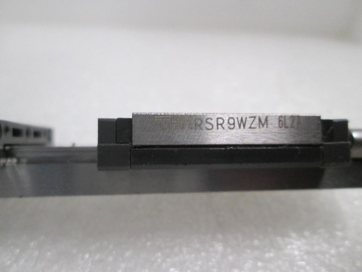 Used THK, RSR 9WZM (2), Linear Bearing Guide Block w/ Guide Rail, New