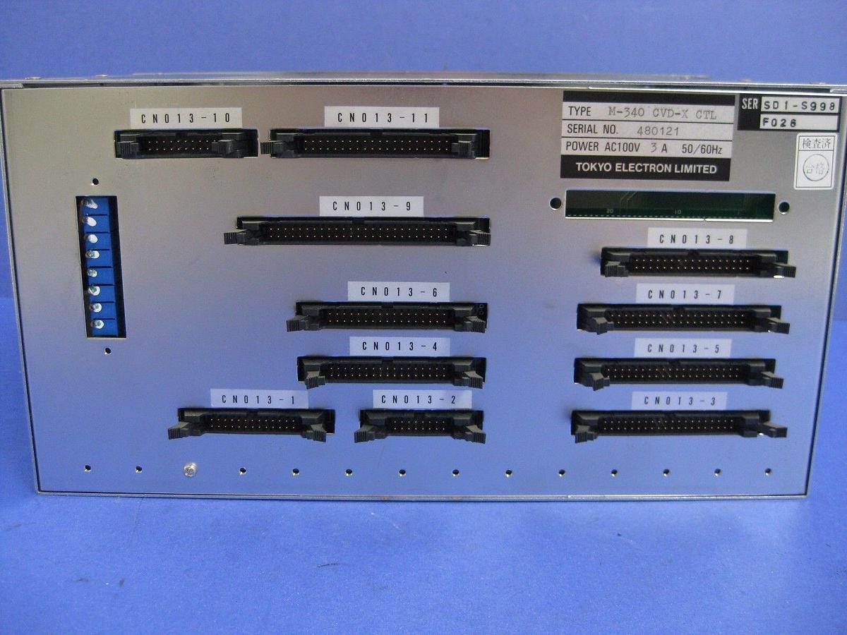 Used TEL Tokyo Electron Limited, Model 340 CVD-X / 340CX Gas System Ctrl Unit, Used