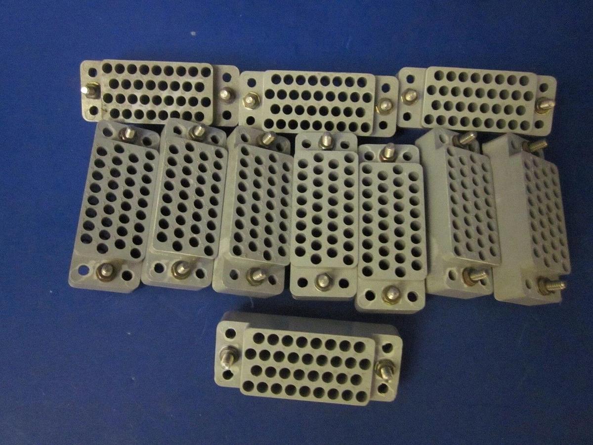 Used GMCT Connector, GMCT34M, 34 Position, No contacts, Lot of 11 Used