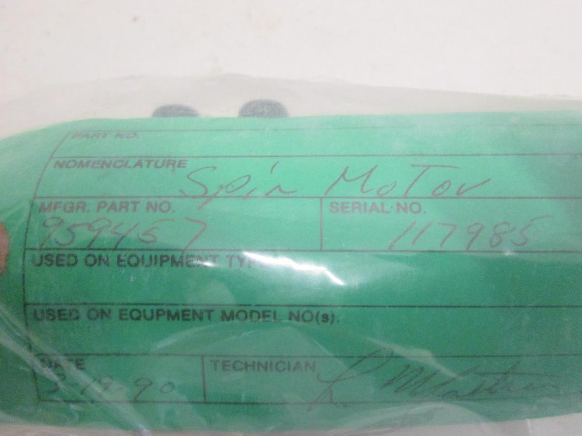 Used National, 959457, Spin Motor, Used