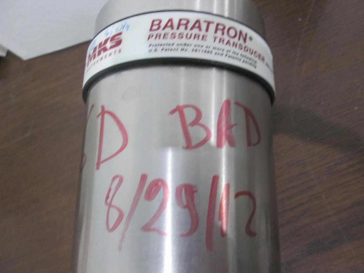 Used MKS, 628B02TBE1B, Baratron Pressure Transducer, For Parts
