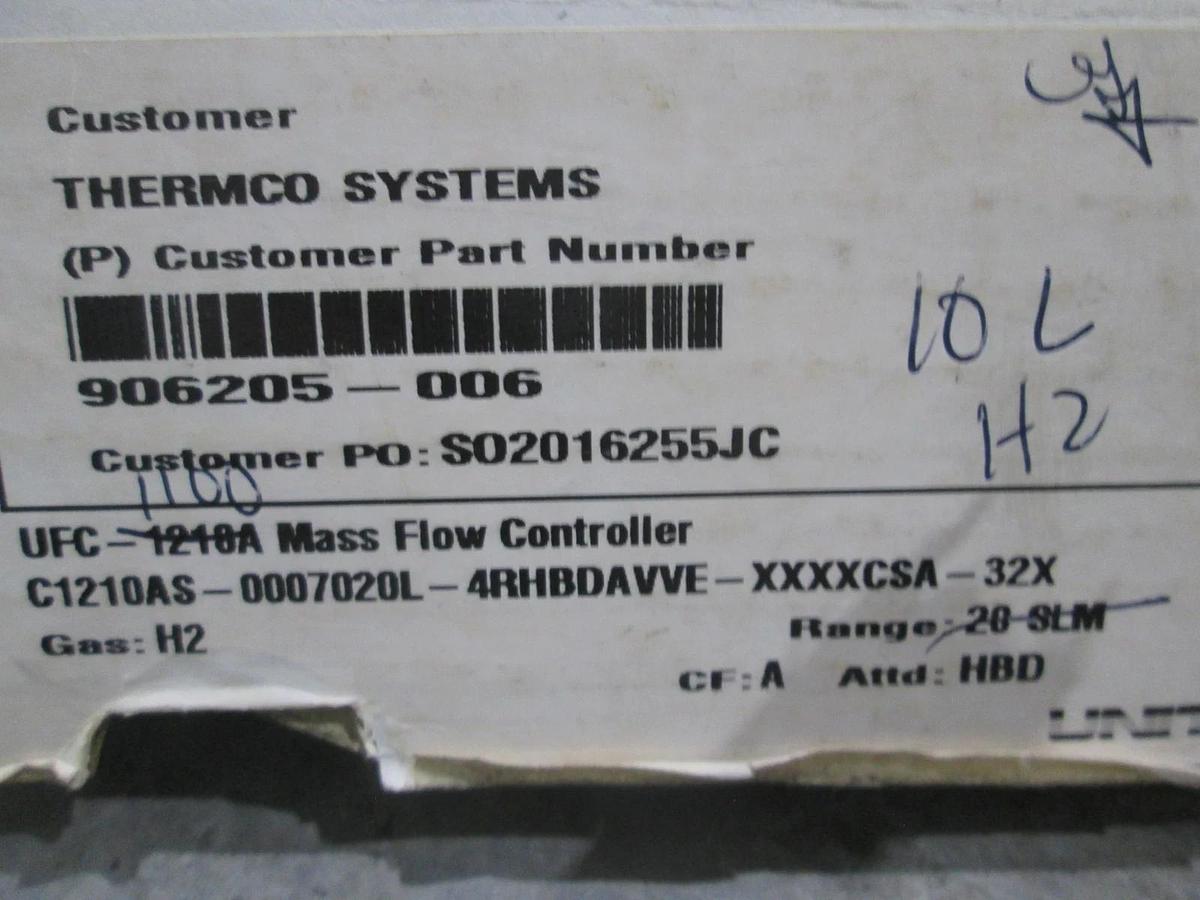 Unit, UFC-1100A, Mass Flow Controller, H2, 10 SLM , New