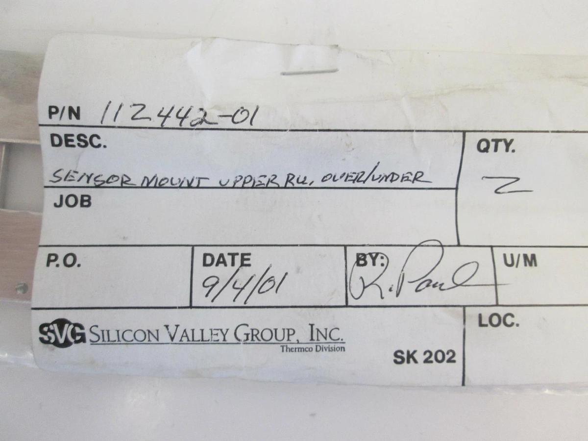 Used SVG, 112442-01, Sensor Mount Upper Ru, Over/Under, Lot of 2