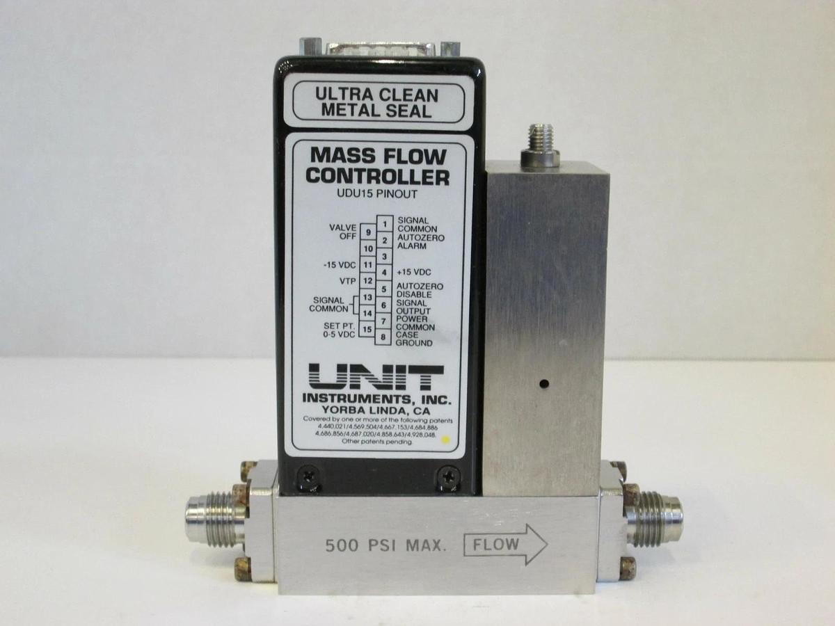 Used Unit UFC-1260A Mass Flow Controller MFC, SIF4, 50 SCCM, 1/4" Male