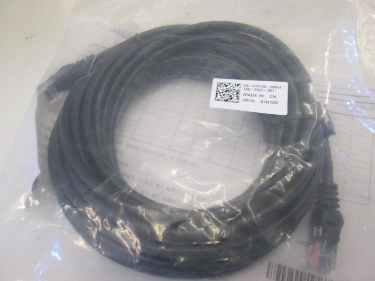 Used Dell, CN-01R725-69644-1AO-89FF-A01, Ethernet Cable, New