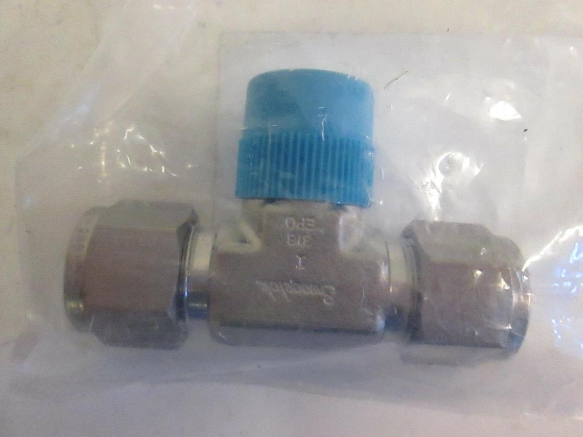 Used Swagelok TEE Fitting Branch, 1/2" MVCR x 1/2" MVCR x 1/2" MVCR, New
