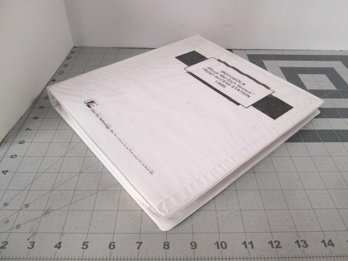Used Ultra-Fab, Motorola, Nitride Wet Etch System, Front Access Station, User Manual