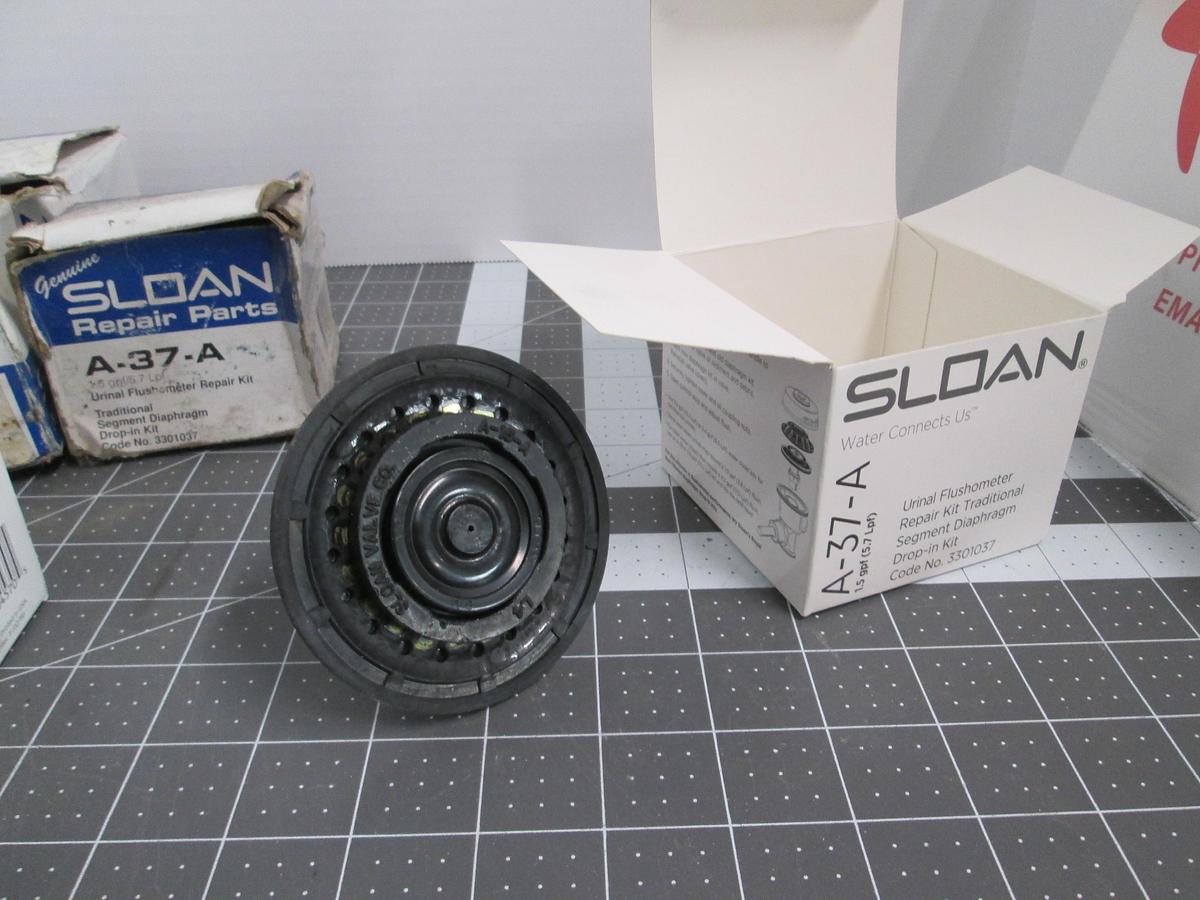 Sloan, A-37-A, Urinal Flushometer Repair Kit 1.5 GPF Stock 70780 Lot of 5