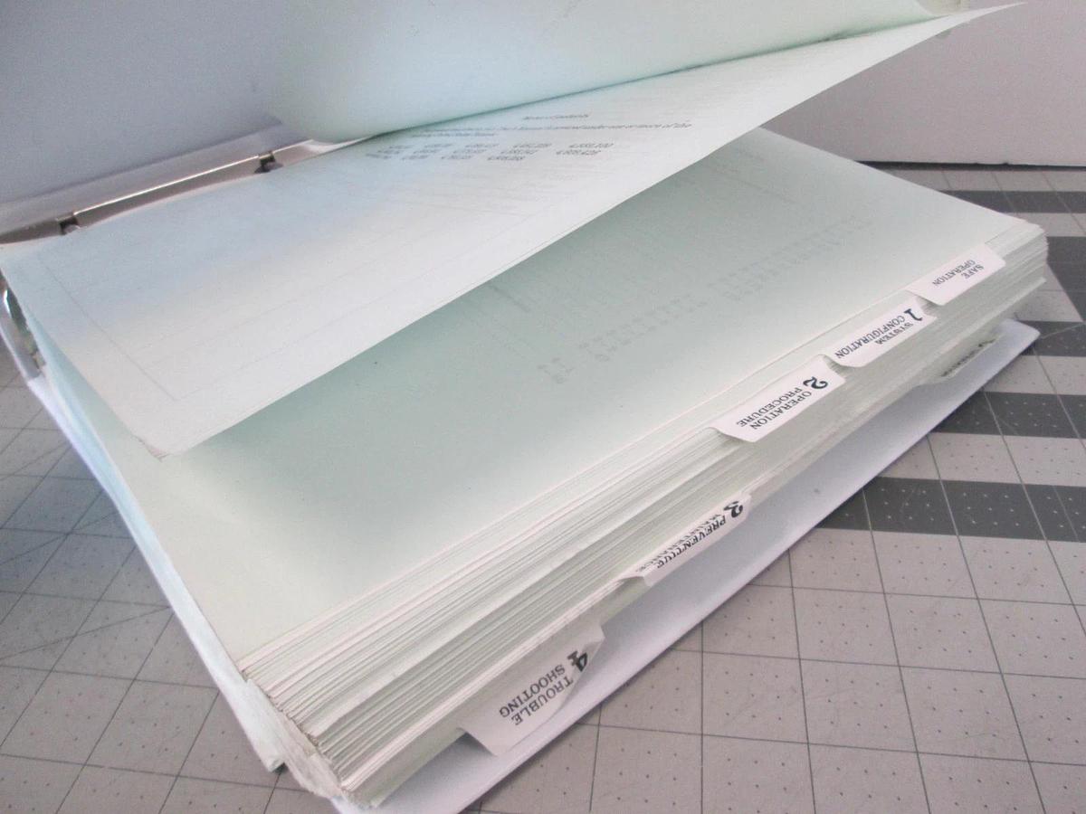 Used Hitachi, M-308ATE, Plasma Etching System, User's Manual Volume One, Used
