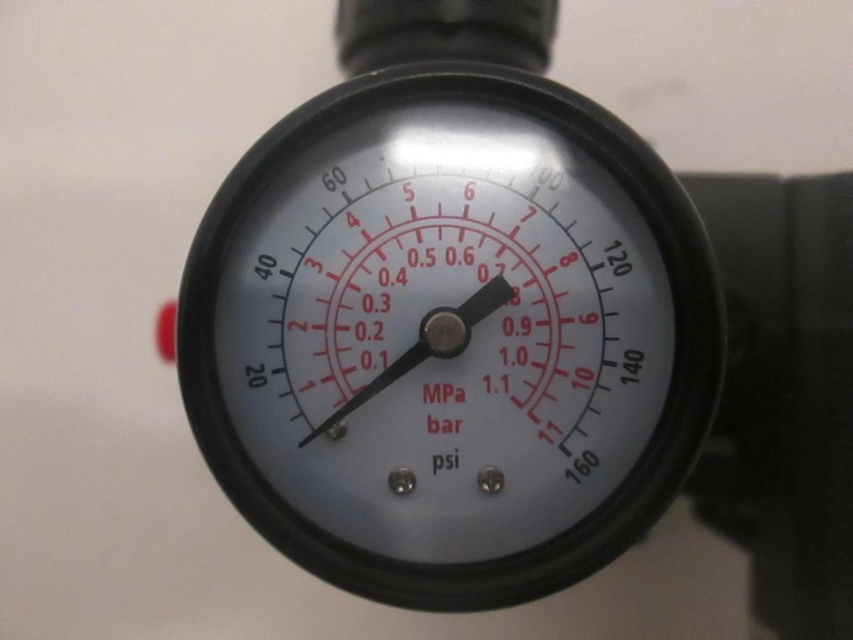 Used Norgren, Air Press Regulator Assy w/ Gauge, R73G-2AK-RMG, Used