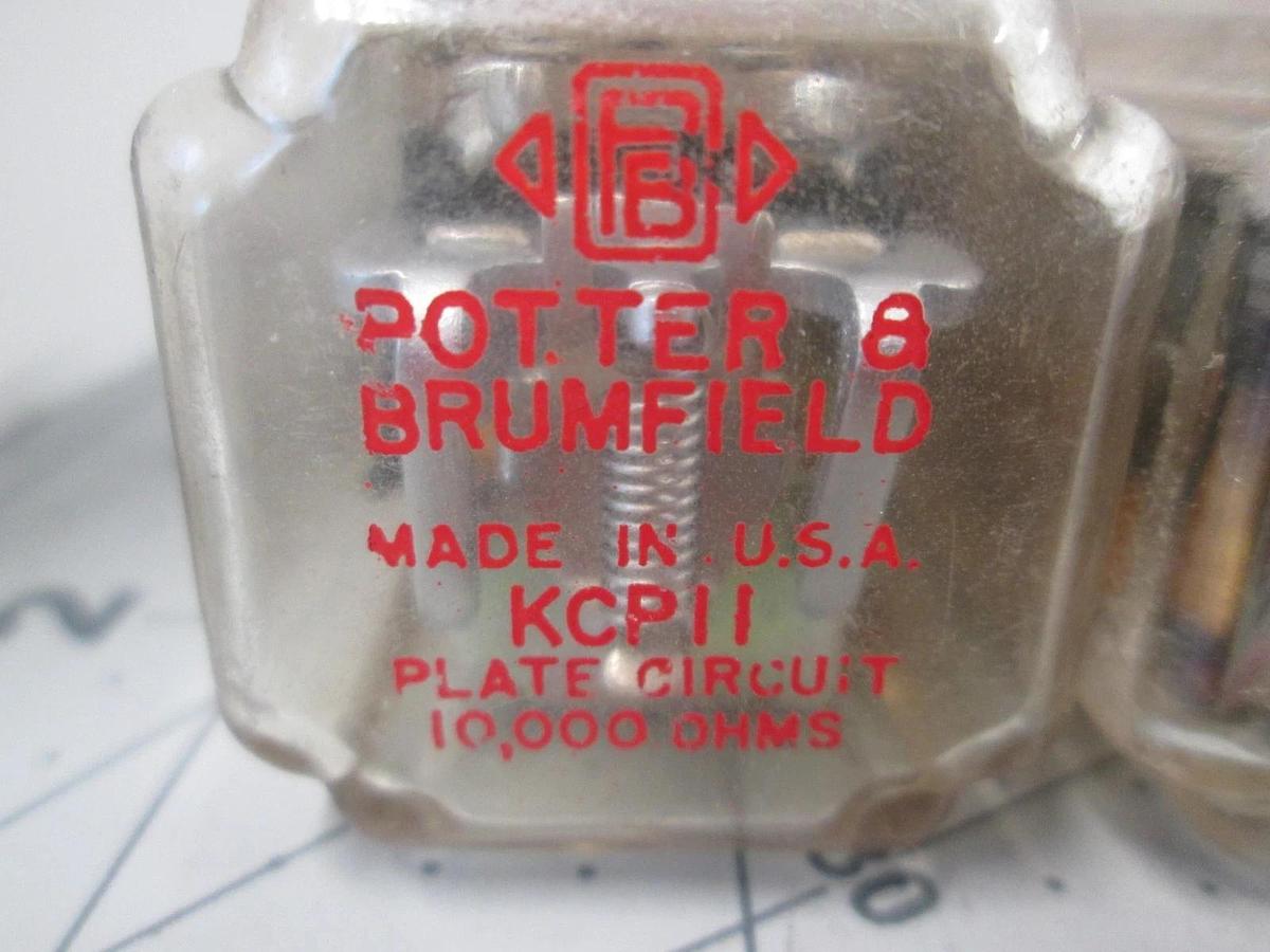 Used Potter & Brumfield, KCP11, Relay, Used, Lot of 2