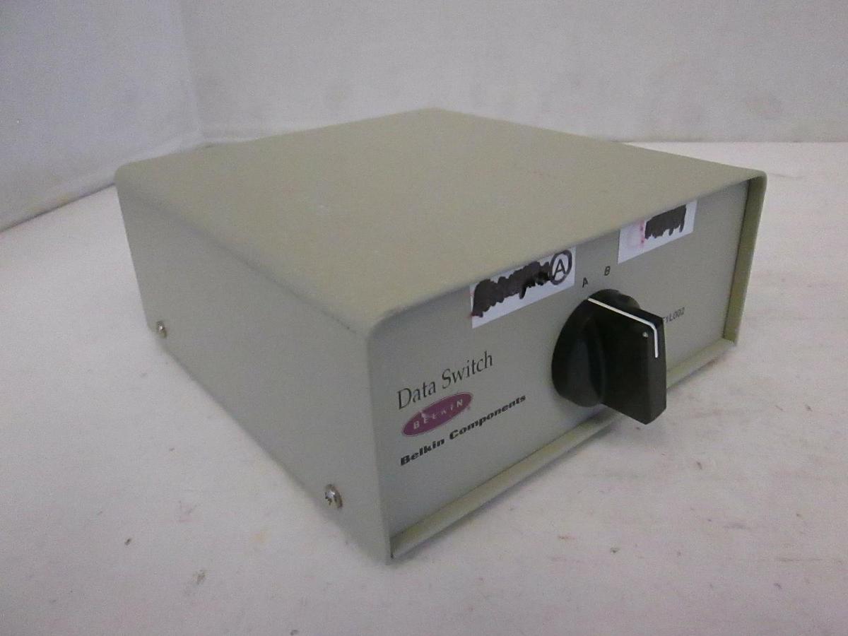 Used Belkin, F1L002, 2 Port External Switch, Used