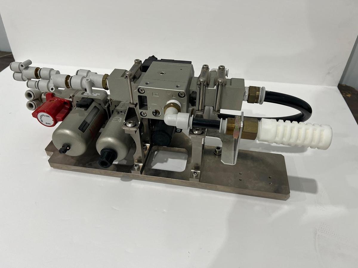 Used SMC, air Regulator Assy w/ Gauge & Valves, Used