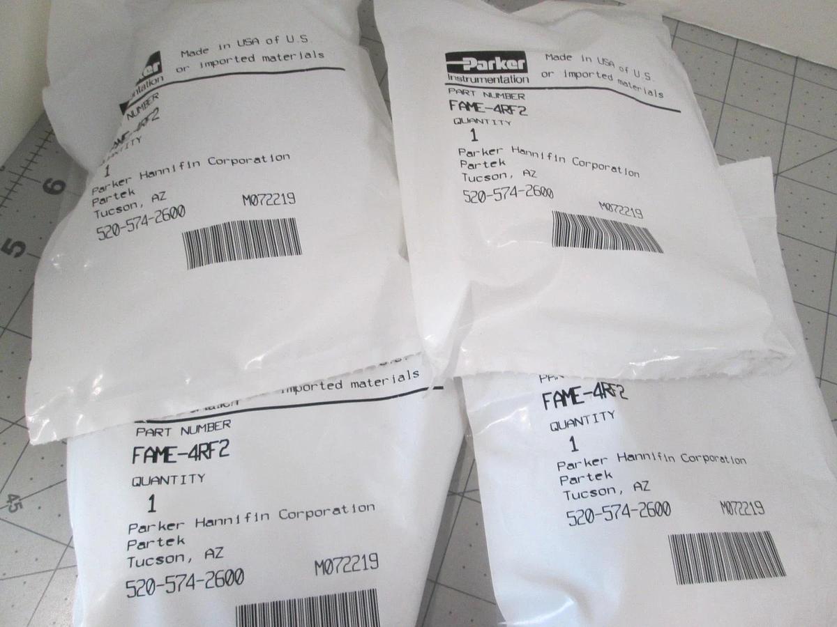 Parker, FAME-4RF2, Fitting, New, Lot of 4