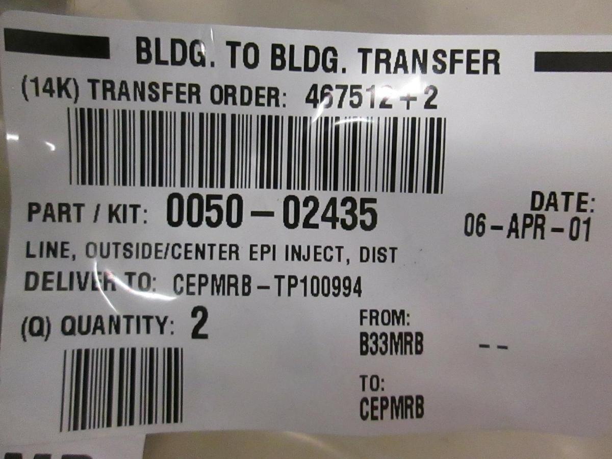 AMAT, LINE, OUTSIDE/CENTER EPI INJECT, DIST, 0050-02435, New