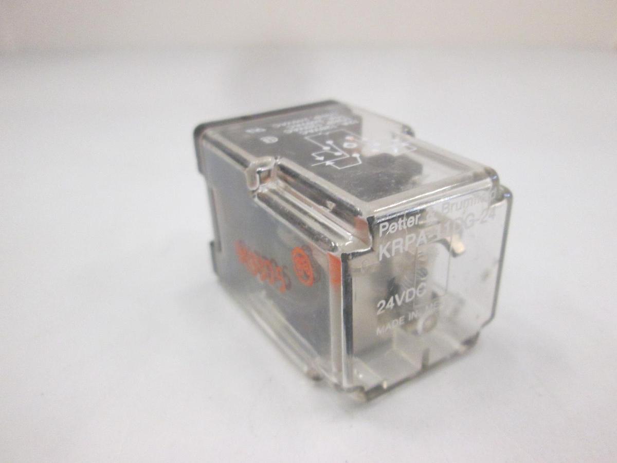 Used Potter & Brumfield, KRPA-11DG-24, 24VDC Relay, Used