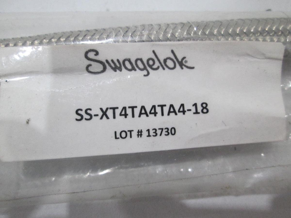 Swagelok, SS-XT4TA4TA4-18, Braided Stainless Steel Hose, New