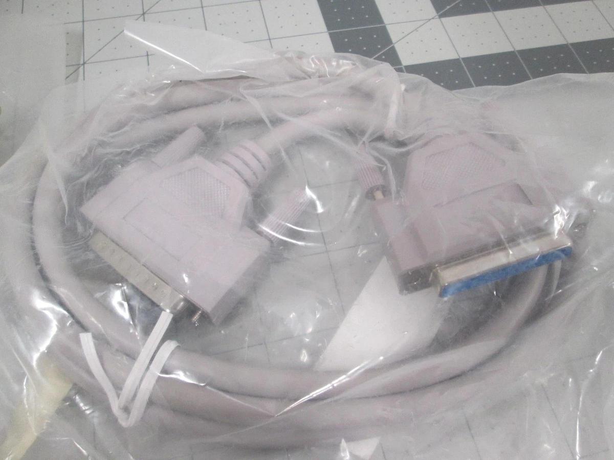 MTSC-28-06, DB25 M/F 25C Molded Cable 6 Ft New, Lot of 2