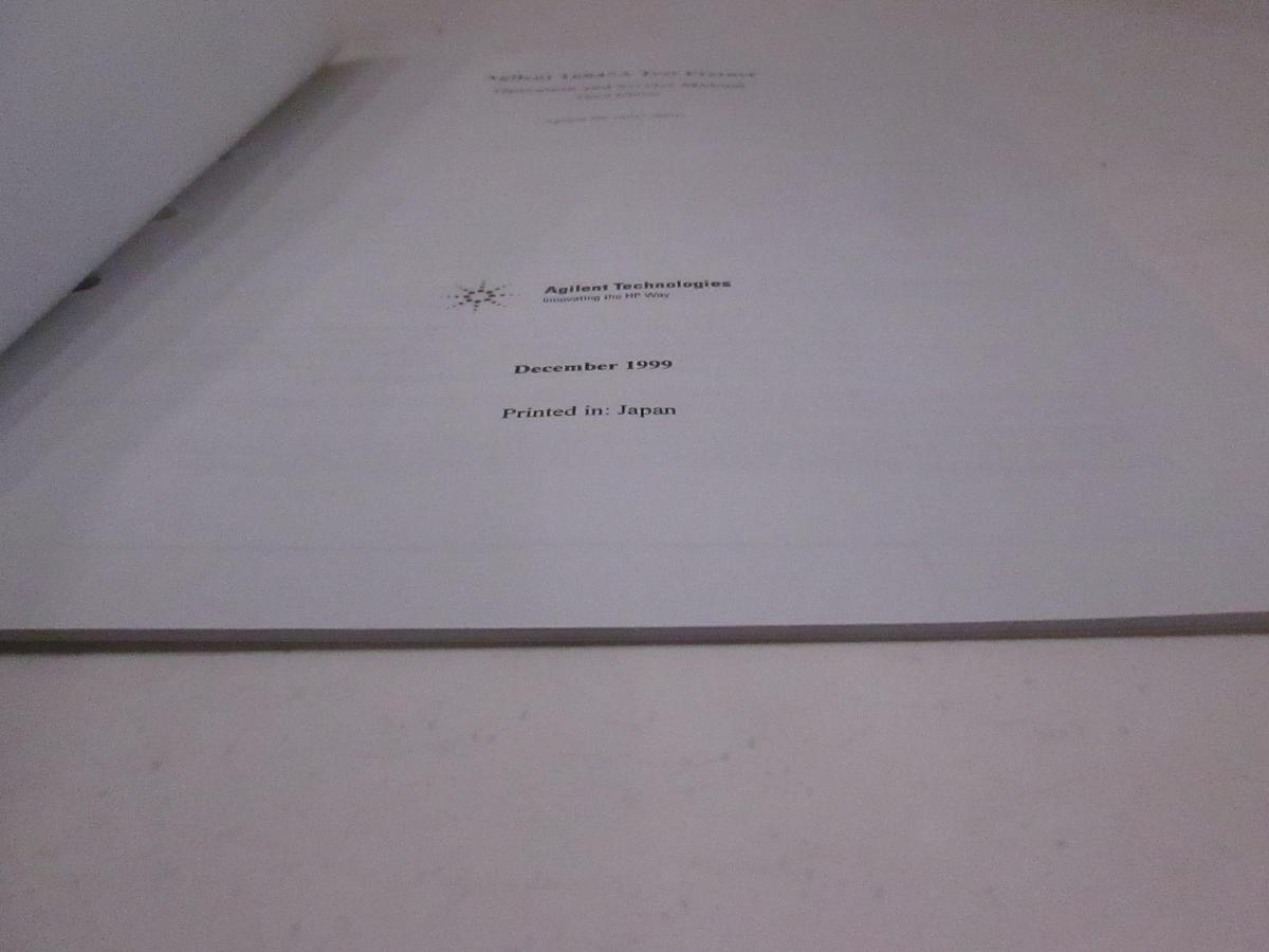 Used Agilent 16047A Test Fixture Operation and Service Manual, Used