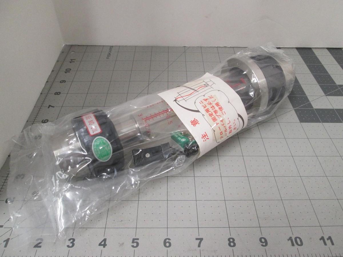 Used Tokyo Keiso, F99-406553, Water Flowmeter, Gauge, 3-30 L/min, New