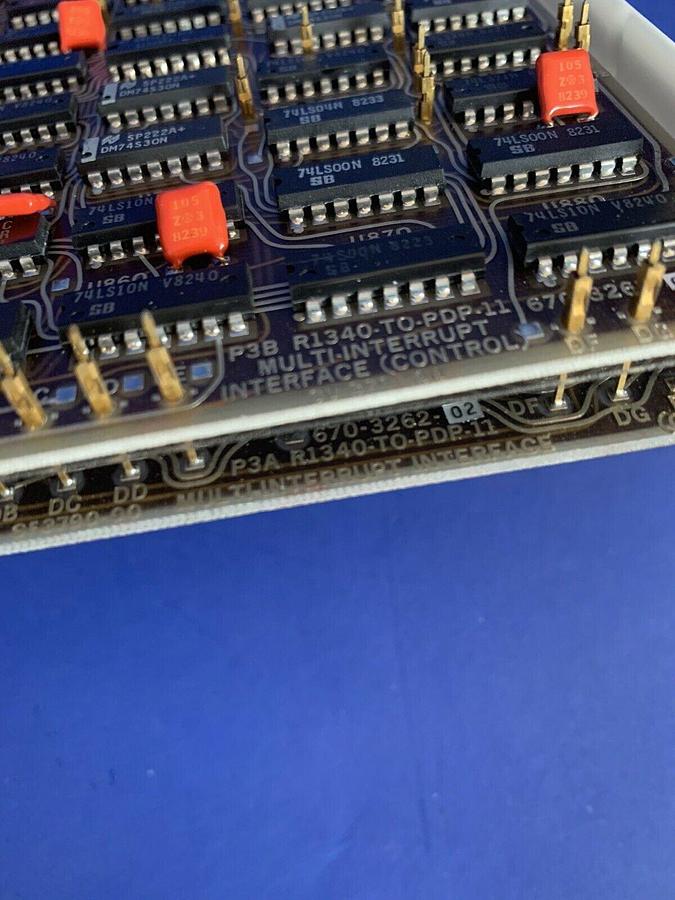 Used Tektronix 670-0705-01 Control (PDP-11) Multi-Interrupt Interface PCB Assy, Used