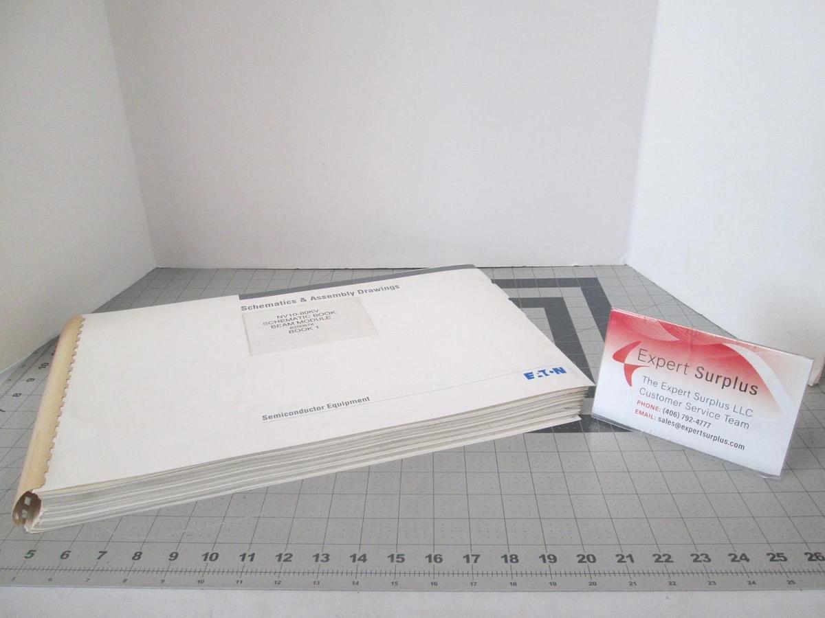 Used Eaton, NV10-80KV, Book 1, Schematics Book Beam Module, Used