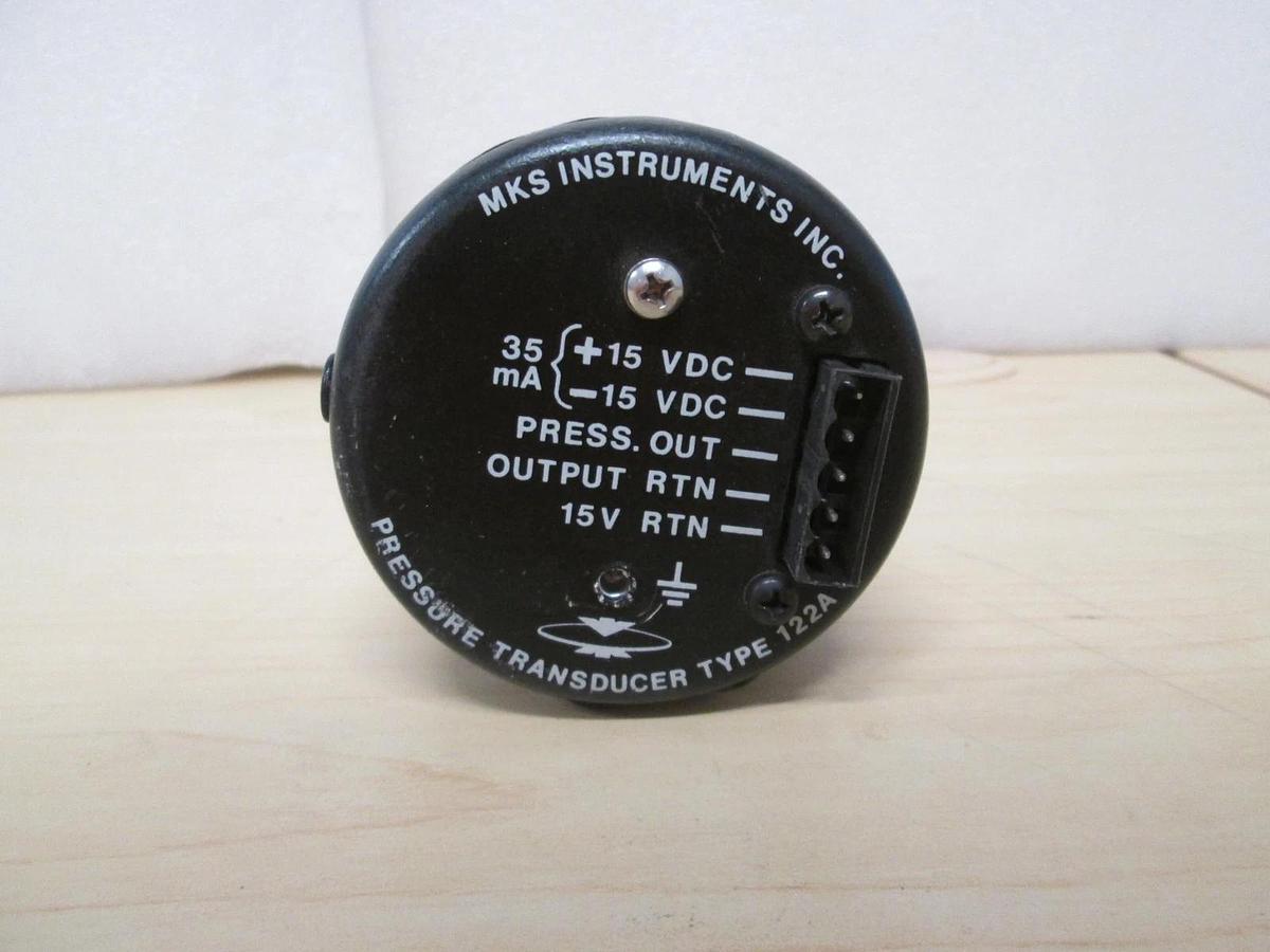 Used MKS Baratron, 122AA-01000BB, Transducer, 93185326A 1000 Torr, Used