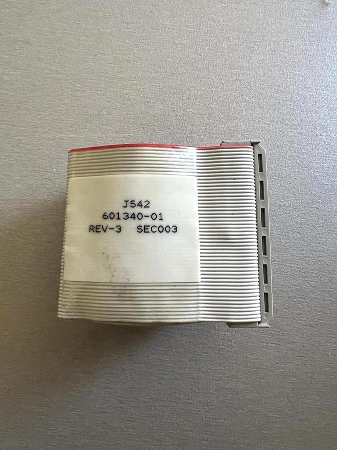 Used SVG VTR Ribbon Cable P/N 601340-01 ASSY HARN Gas Status 50 Pin, Used