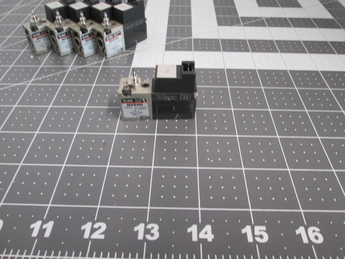 Used Smc, NVZ110, 3-port Pneumatic Solenoid Air Valves Used, Lot Of 5