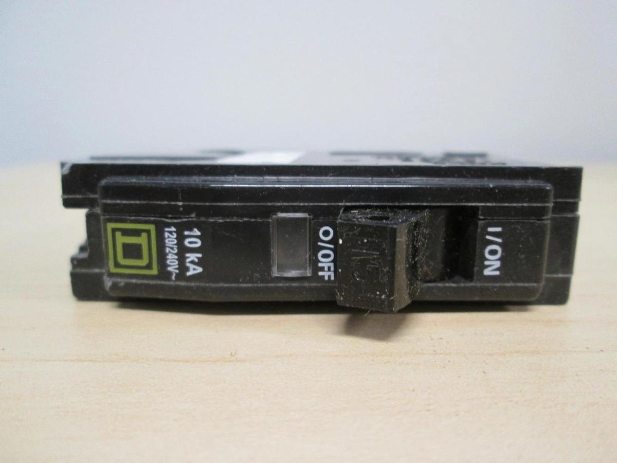 Used Square D, ZZ-7158, Type QOB, Single Pole Circuit Breaker, 10kA, Used
