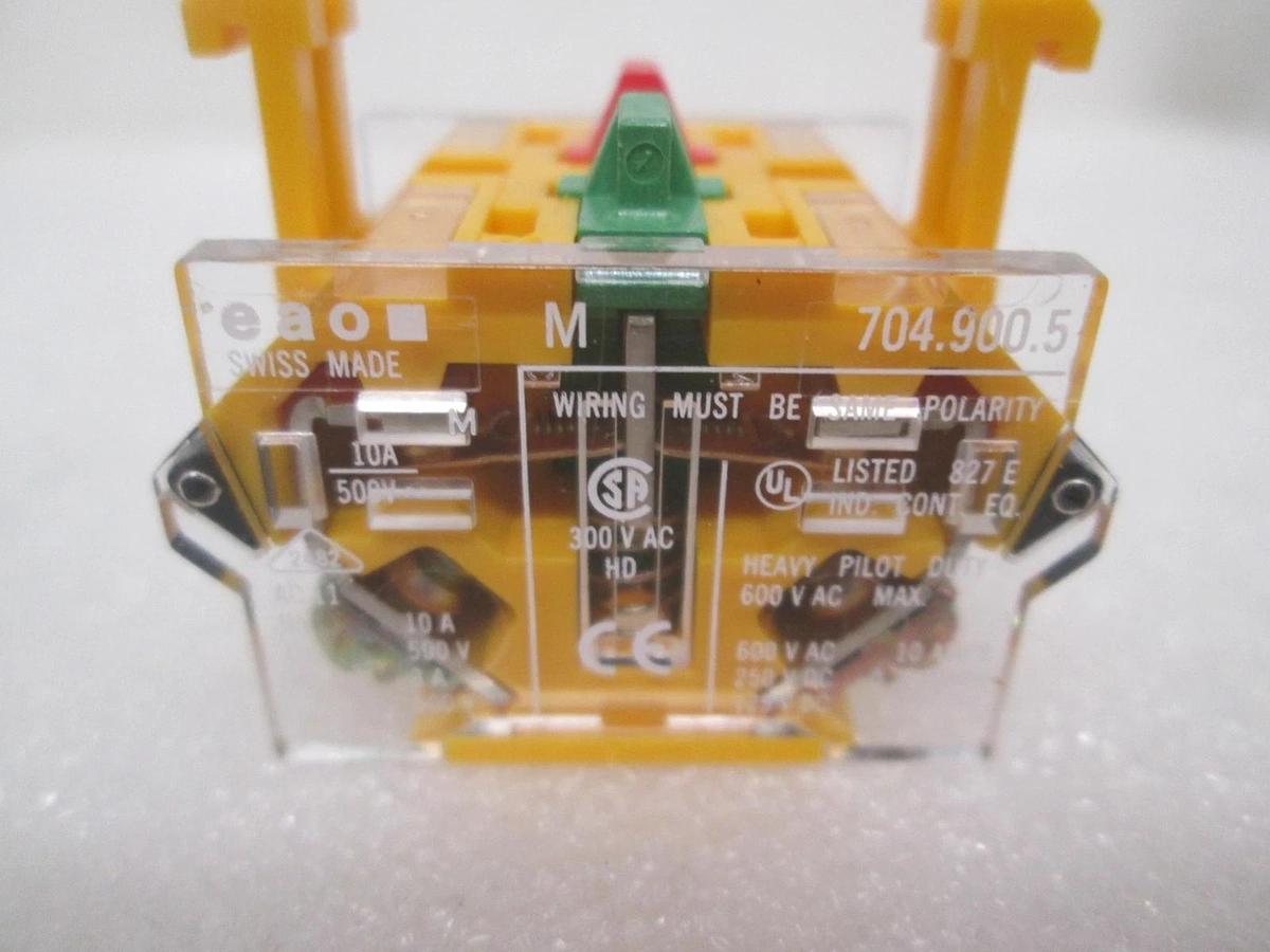 EAO, 704.900.5, Switch Contact Block, New, Lot of 8