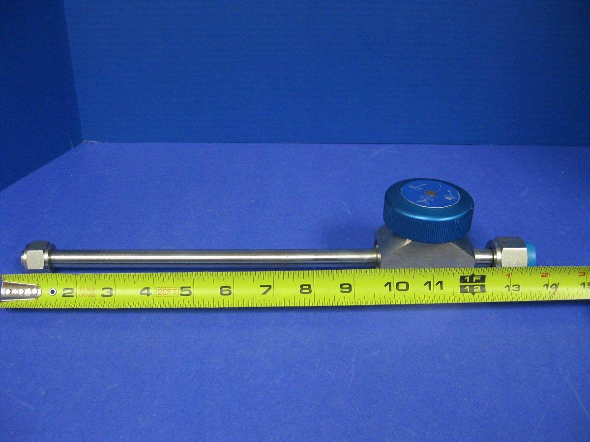 Used Veriflo 43700480 High Flow Valve Assy, 1/2" Compression x 1/2" FVCR, 250 psi, Us