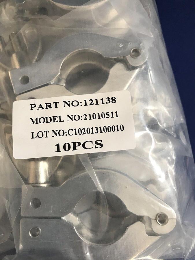 Hinge Clamp with Wingnut NW16 for Vacuum Fittings Lot of 10 New