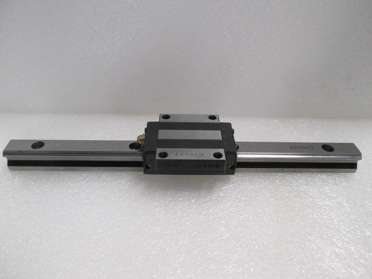 THK, HSR15, Linear Bearing Guide Block w/ G90097 Guide Rail, New
