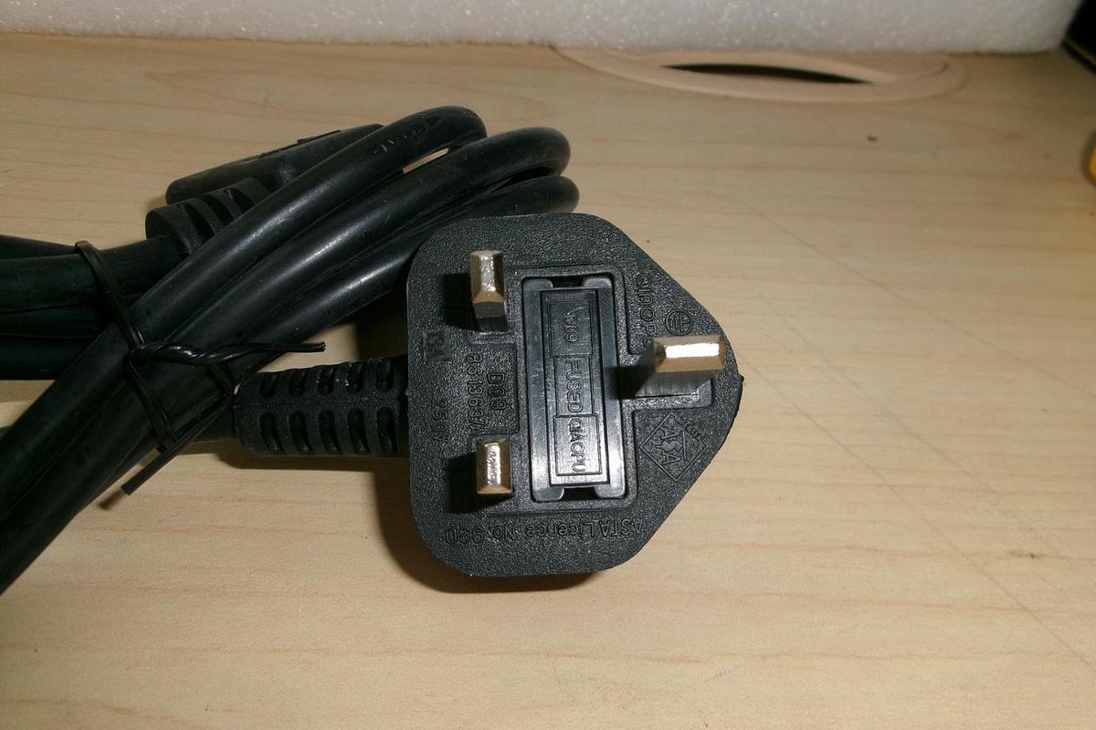 Used Qiaopu EU, power supply cord, bs1363/a, new