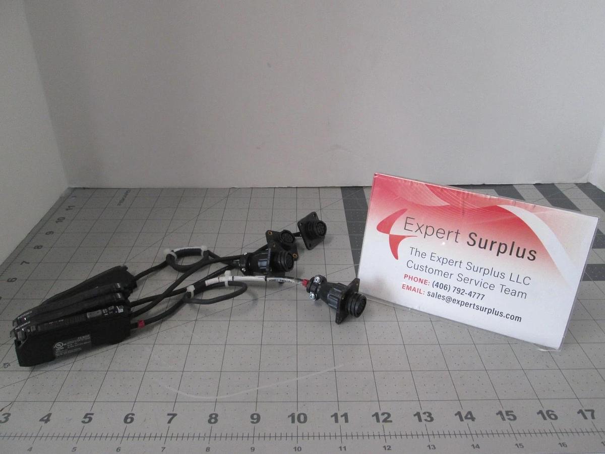 Used Keyence, FS-N11P, Fiber Optic Sensor, Used, Lot of 4