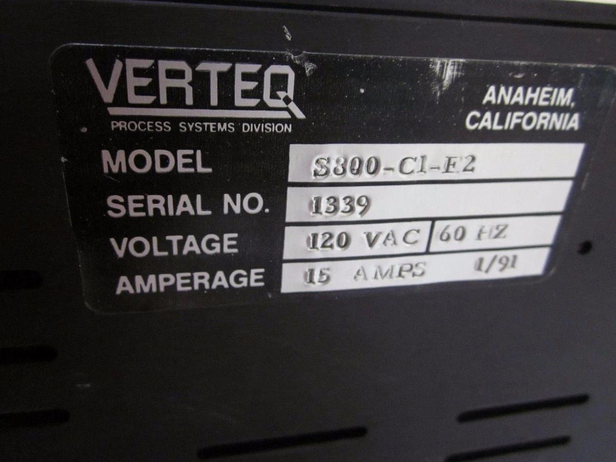 Used VERTEQ SCP Power Control Module for a Spin Rinse Dryer SCD800-C1-E2, Used