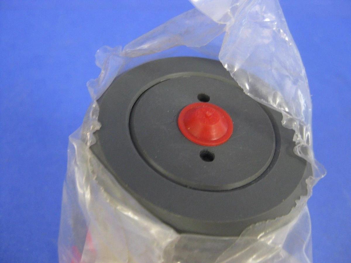 Fluorocarbon DIB-PVC-8P-O Pneumatic Valve, Normally Open - LOT of 2 New
