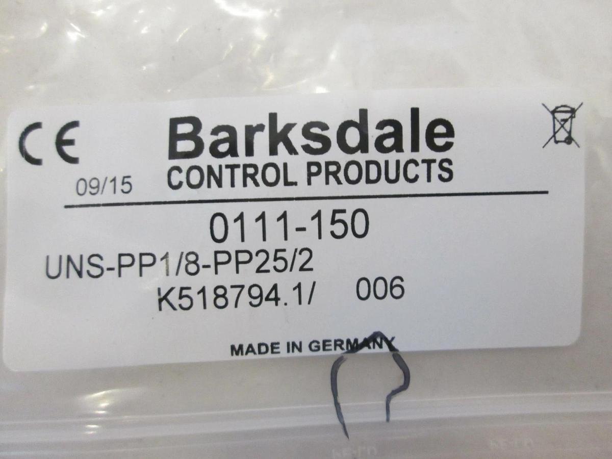 Used Barksdale Control Products, Float Switch, 0111-150, New