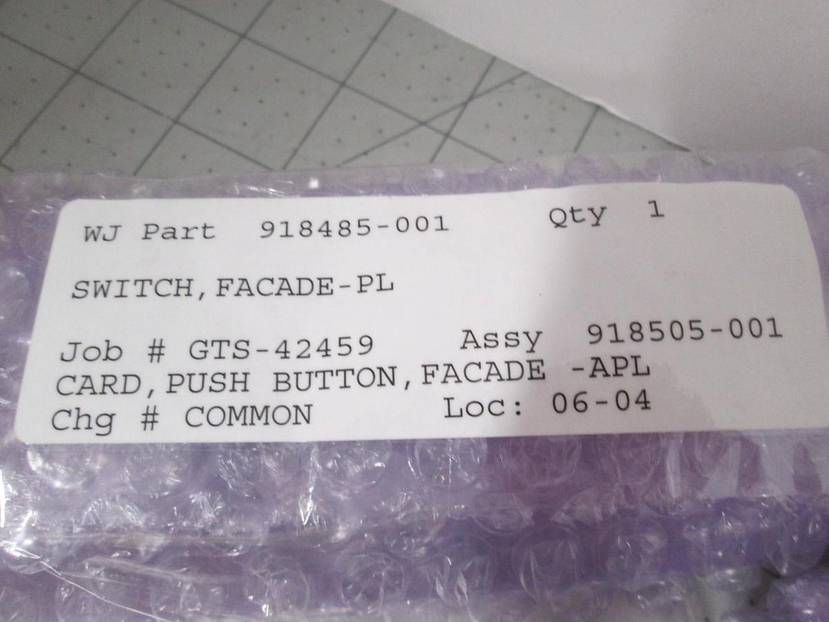 Watkins Johnson, 918505-001, Facade Switch Post 912816 Upgrade Retrofit, New