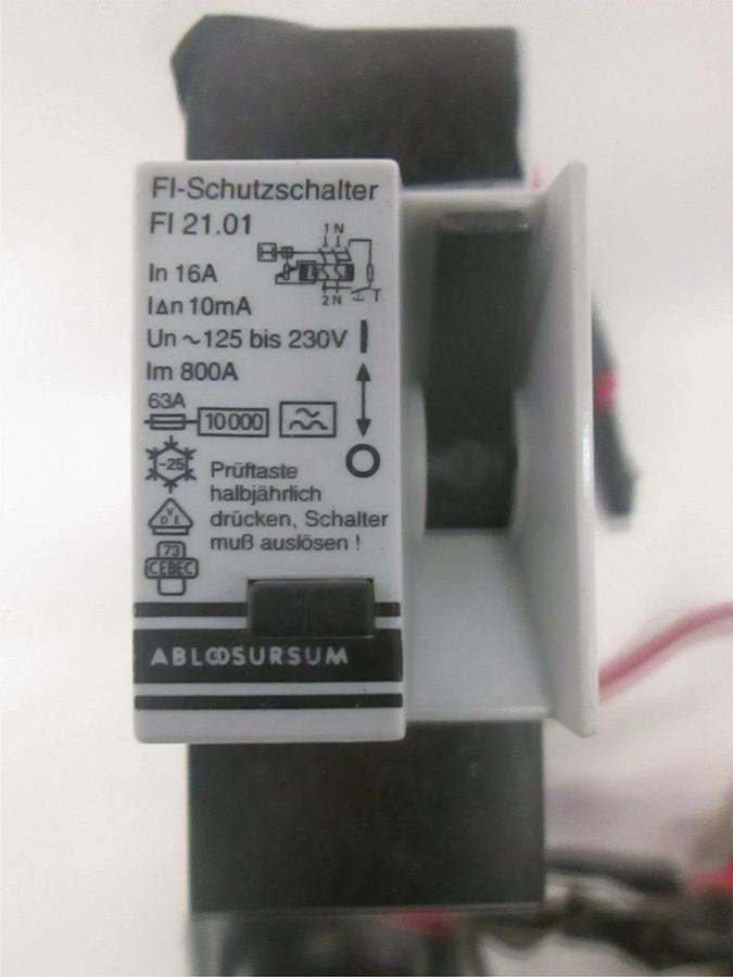 Used Assy, SchaffnerFN2010-20-06 Filter, CrydomRelay DSD2425, ABL Sursum Switch, Used