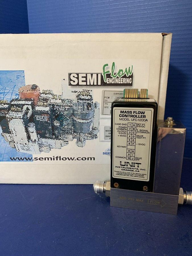 Used Unit UFC-1200A Mass Flow Controller, 50%SIH4/PH3, 150 SCCM Refurbished