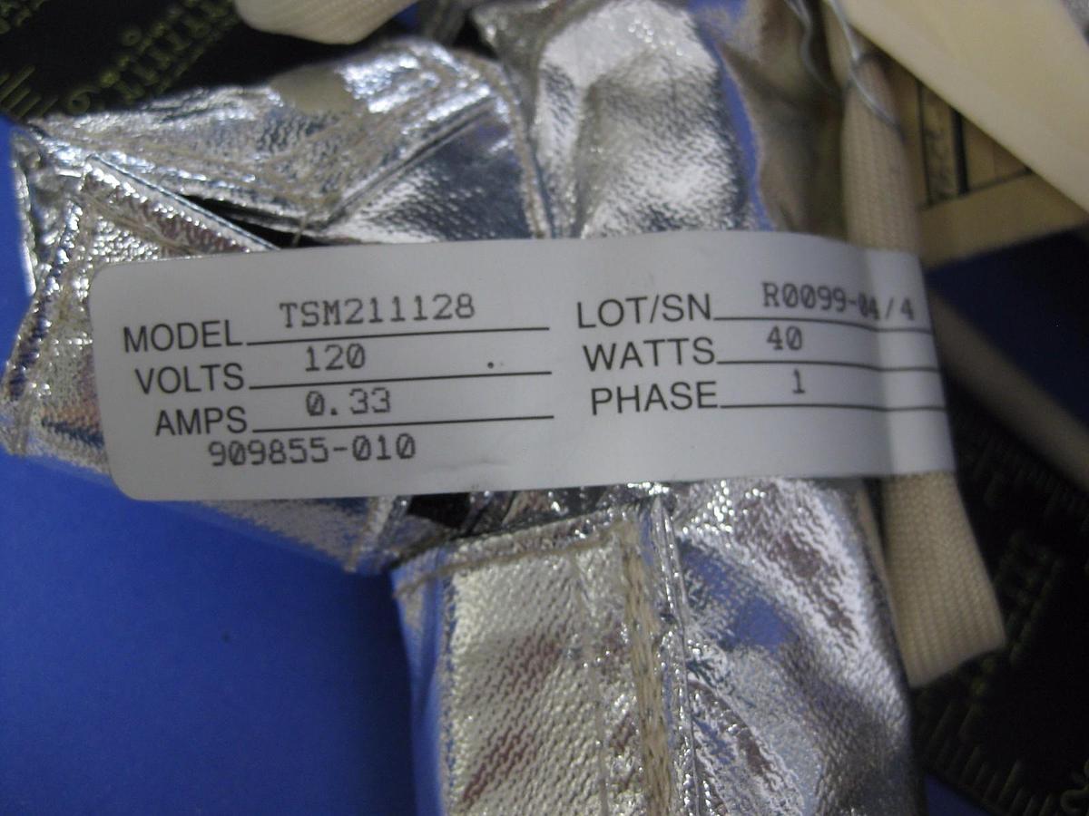SVG 909855-010 TSM211128, BriskHeat RGA0099-02, Heater Jacket, 120V, 40W,