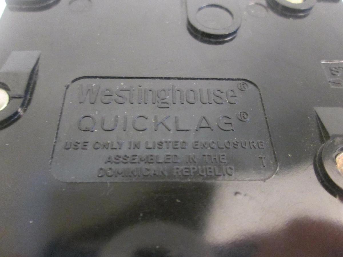 Used Westinghouse Quicklag Circuit Breaker MG-5495, 2 Pole, 15A