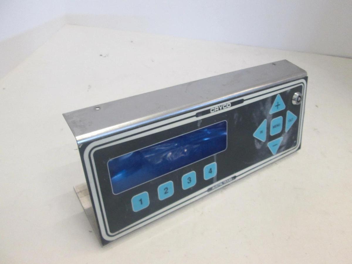 Used Cryco Front Panel w/ IEE 05464ASSY33633-03 Fluorescent Display, Used