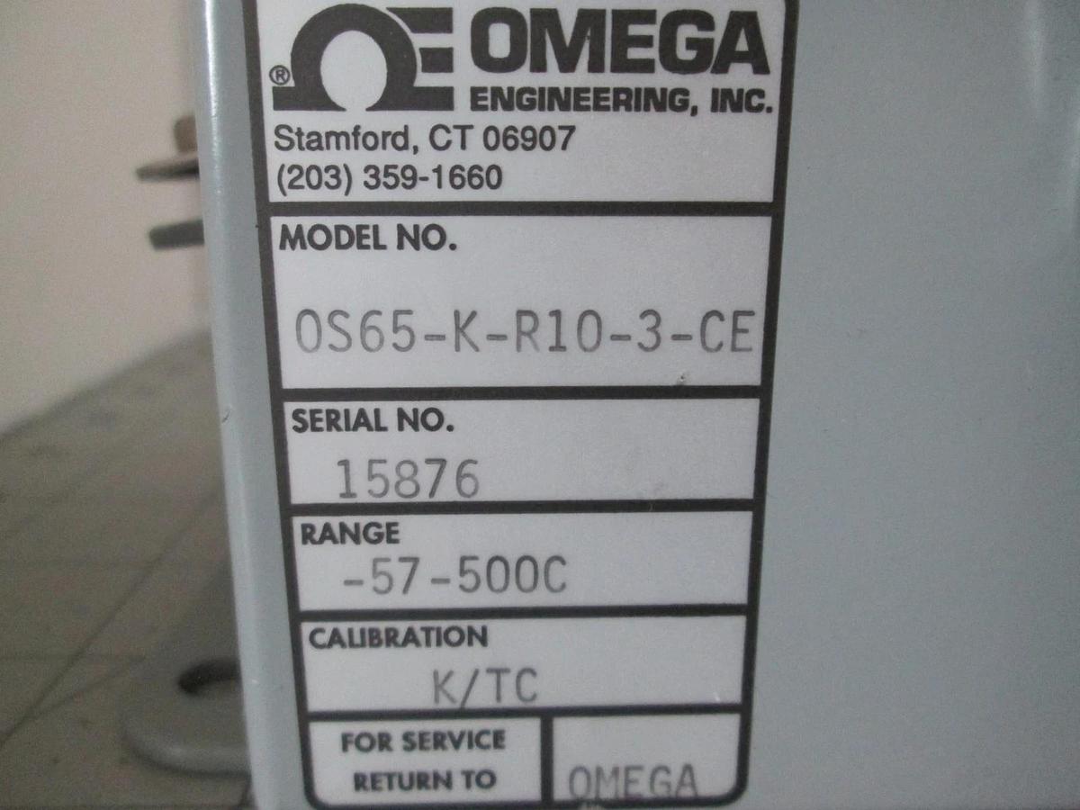 Omega, OS65-K-R10-3-CE, IR Sensor Enclosure, Range -57-500C, New