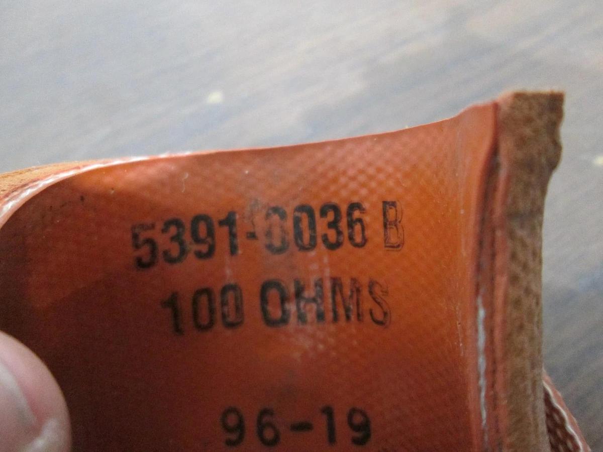 Used Watlow, 5391-0036 B, Silicon Rubber Heater, 100 OHMS, 96-19, Used