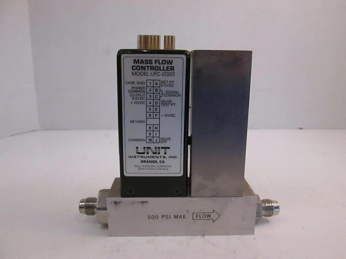 Used Unit UFC-2020 Mass Flow Controller, NH3, 10 SLM, 1/4" MVCR, Used