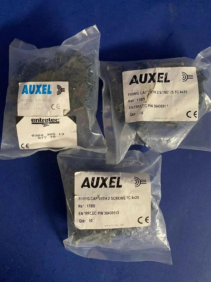 Entrelec 17BS Fixing Cap with Screws, Lot of 30