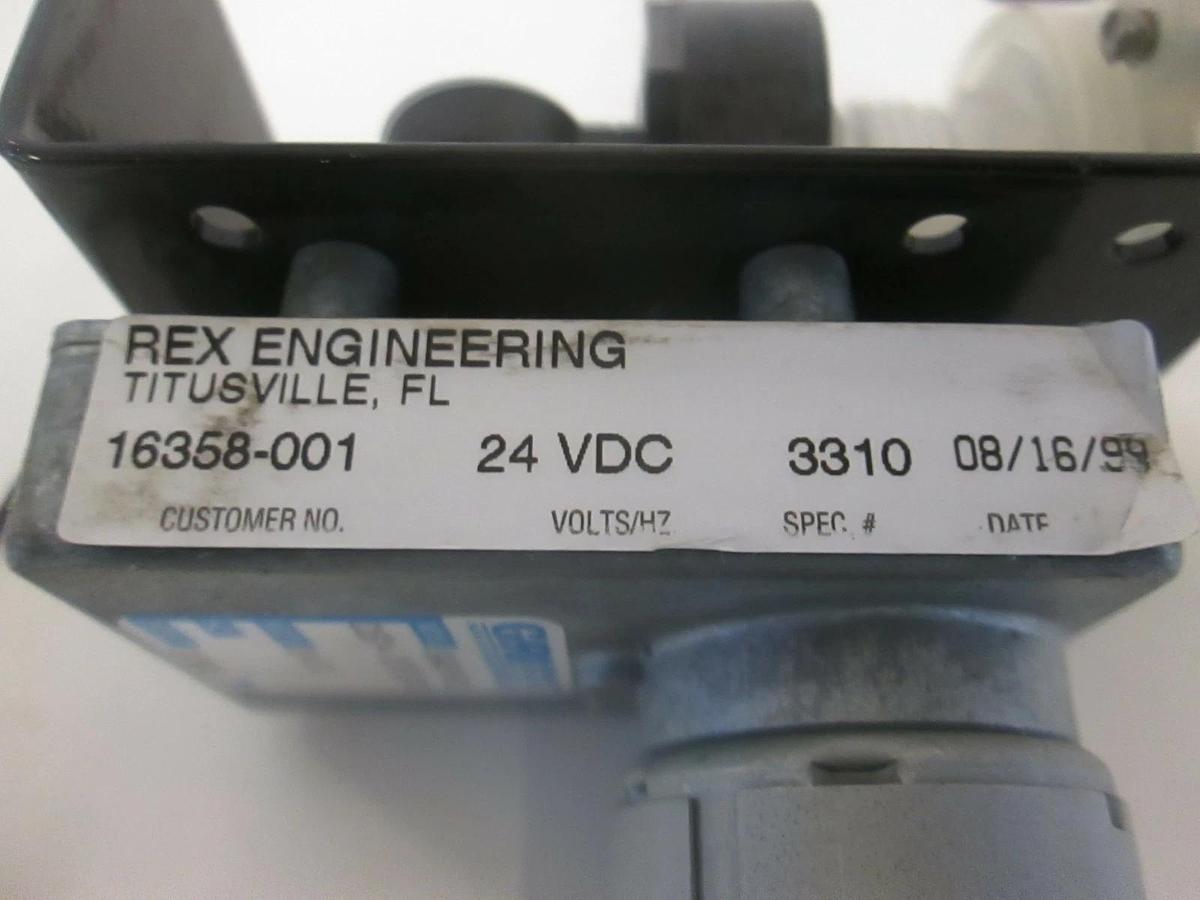 Used Rex Engineering, Gear Motor Assy 16358-001 w/ Mabuchi Motor RS-555SH, Used